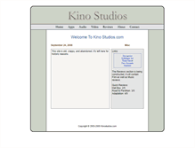 Tablet Screenshot of kinostudios.com